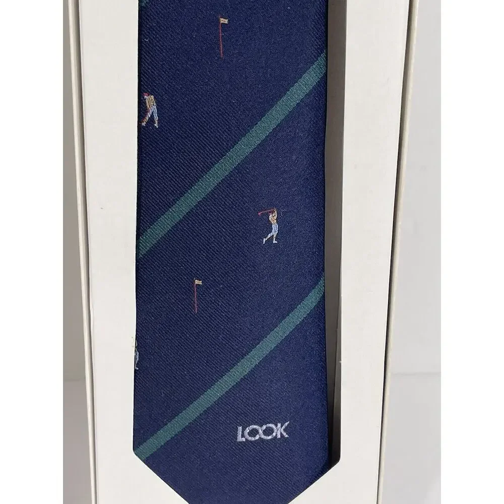 Golf Look Nippon Express Golf BLUE Navy Men's Neck Tie Nitsu Airway Cravat Japan